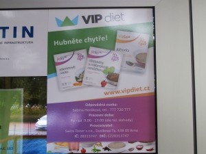 VIP Diet - polep dveří