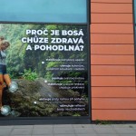 Reklamní polep výlohy Brno