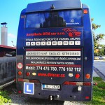 Polep autobusu Ivančice