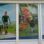 Reklamní polep výlohy Brno