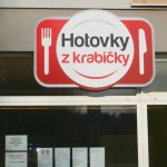 Reklamní cedule - Hotovky z krabičky