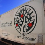 Reklamní polep nákladního automobilu Brno