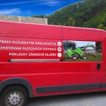 Polep dodávky stavební firmy