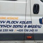 Reklamní polep dodávky Brno