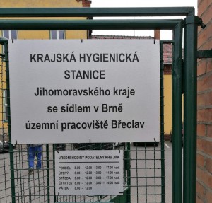 Cedulky KRAJSKÁ HYGIENICKÁ STANICE Jihomoravského kraje