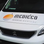 Reklamní polep auta Medicco Brno
