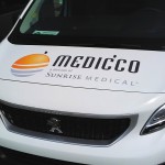 Reklamní polep auta Medicco Brno