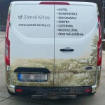 Reklamní polep dodávky ŠLP Křtiny