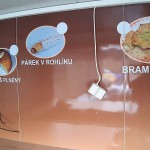 Reklamní polep pojízdného prodejního stánku Brno