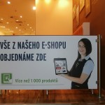 Polep v prodejně Tchibo