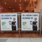 Polep v prodejně Tchibo