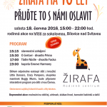Plakát pro Rodinné centrum Žirafa